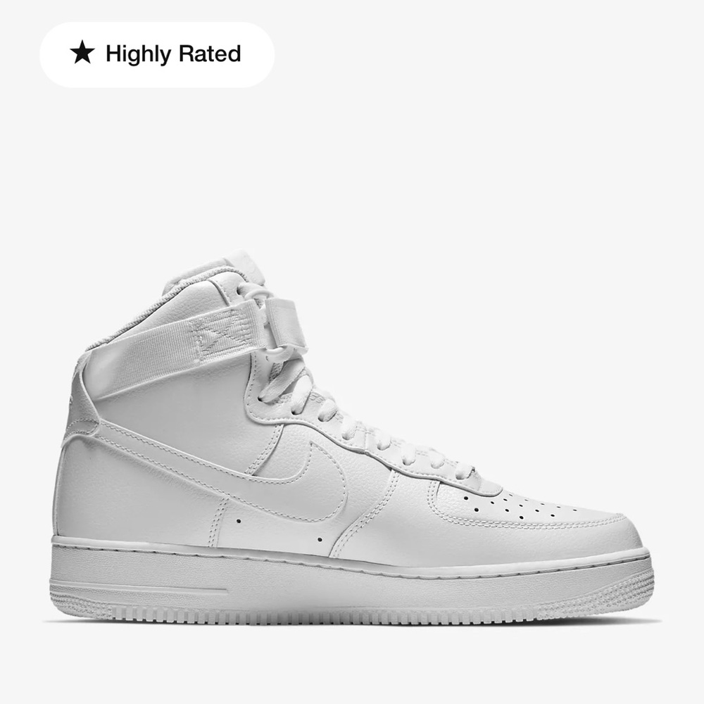 NIKE AIR FORCE 1 HIGH TOP ‘07 - BIG KIDS SIZE 6.5 (WOMENS SIZE 8)